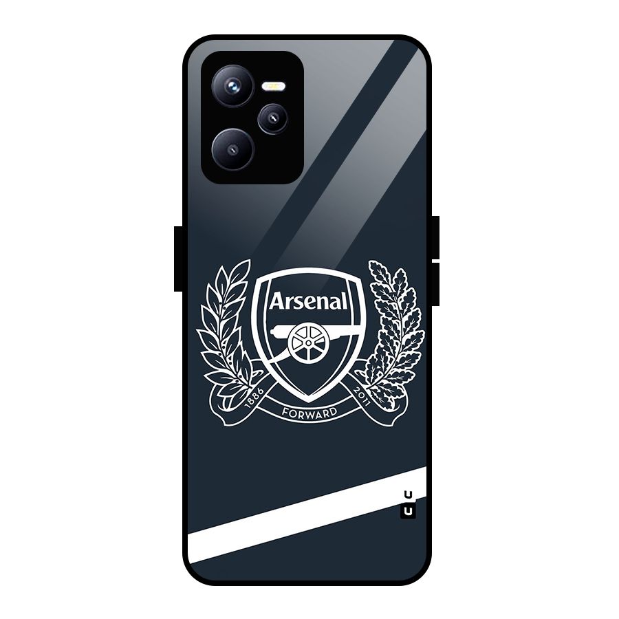 Arsenal Forward Glass Back Case for Realme C35
