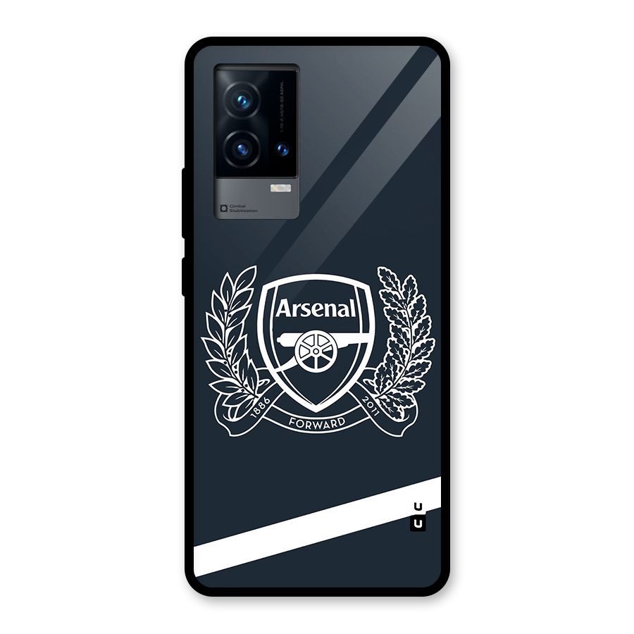 Arsenal Forward Glass Back Case for iQOO 9 5G