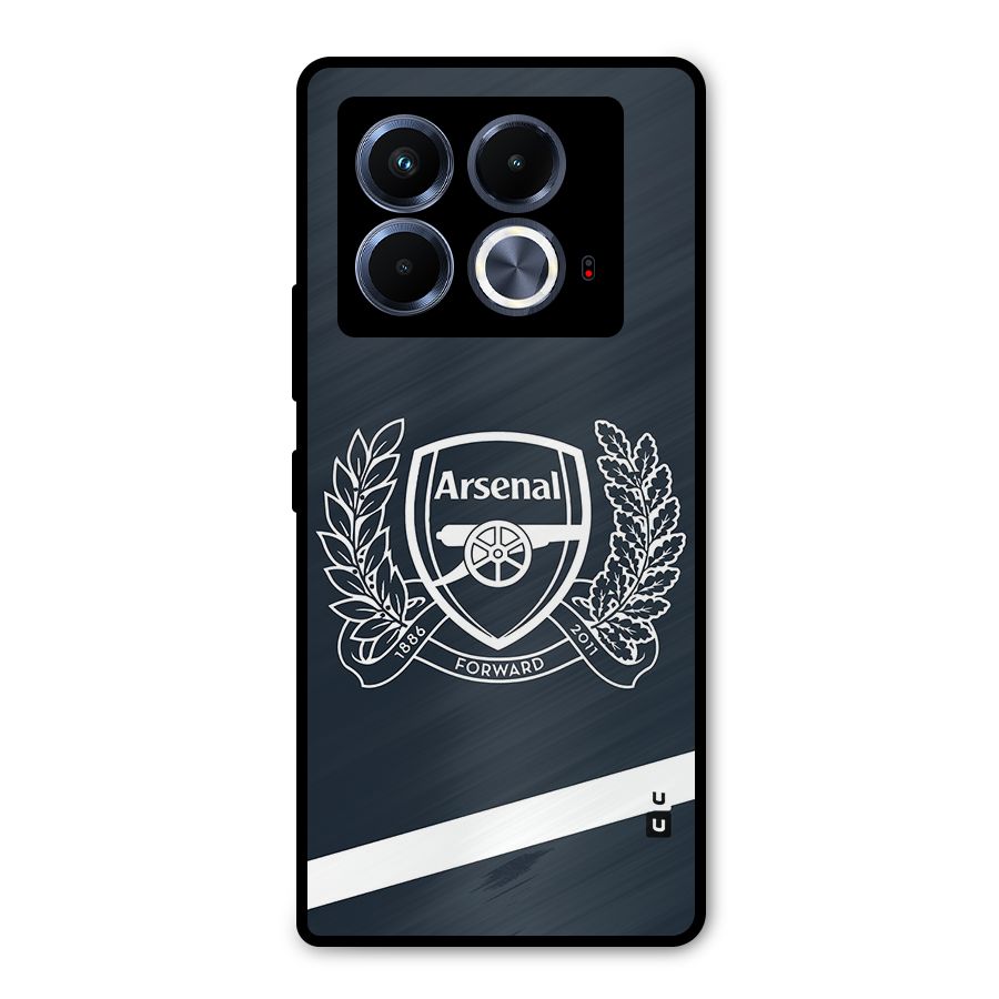 Arsenal Forward Metal Back Case for Infinix Note 40 5G