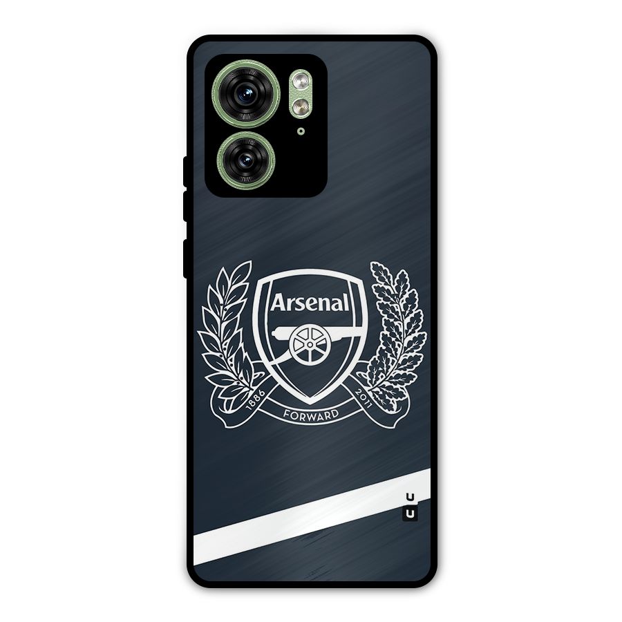 Arsenal Forward Metal Back Case for Motorola Edge 40 5G