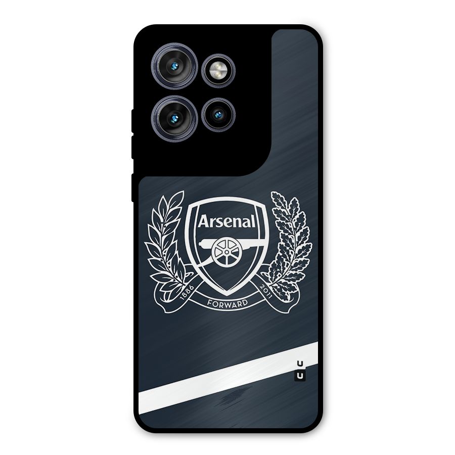 Arsenal Forward Metal Back Case for Motorola Edge 50 Neo