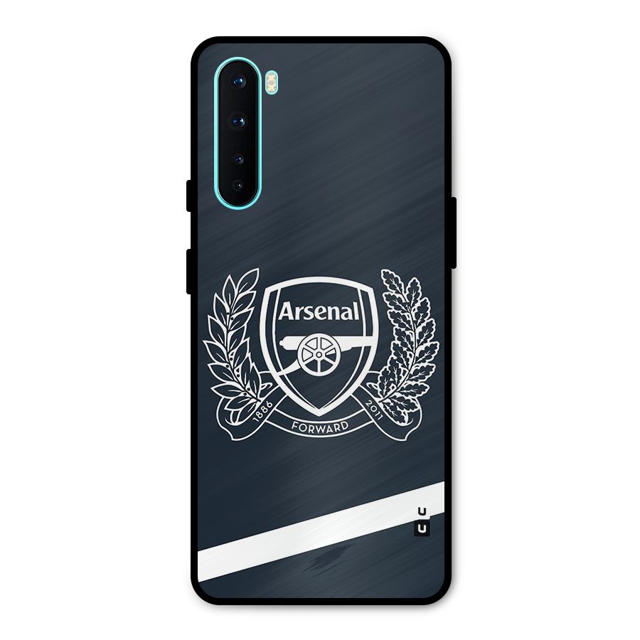 Arsenal Forward Metal Back Case for OnePlus Nord