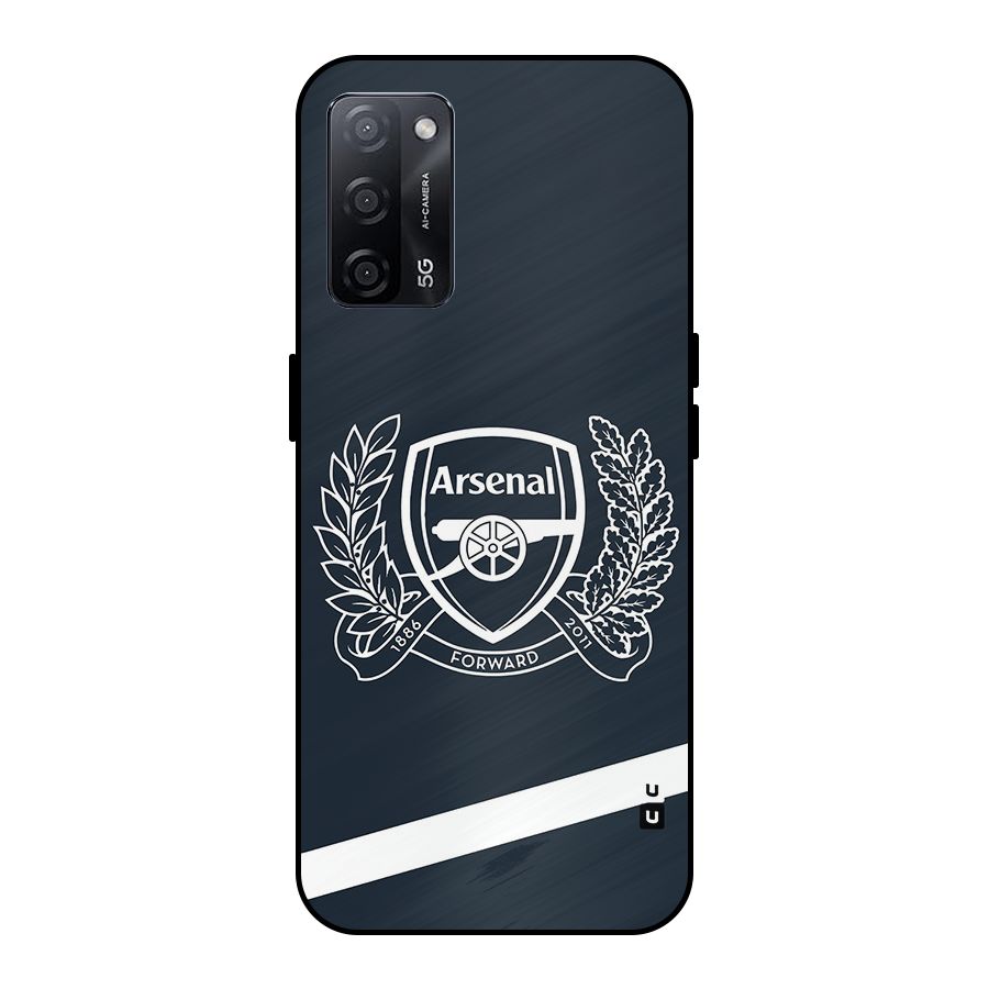 Arsenal Forward Metal Back Case for Oppo A53s 5G
