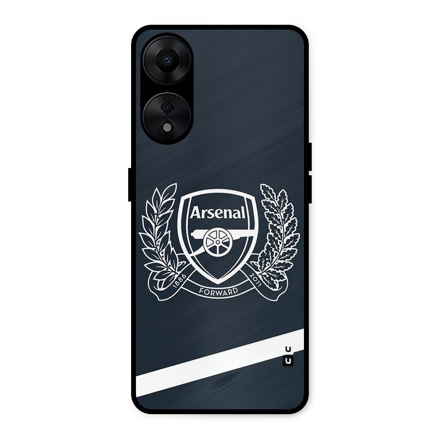 Arsenal Forward Metal Back Case for Oppo A78 5G