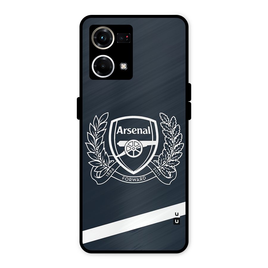 Arsenal Forward Metal Back Case for Oppo F21s Pro 4G