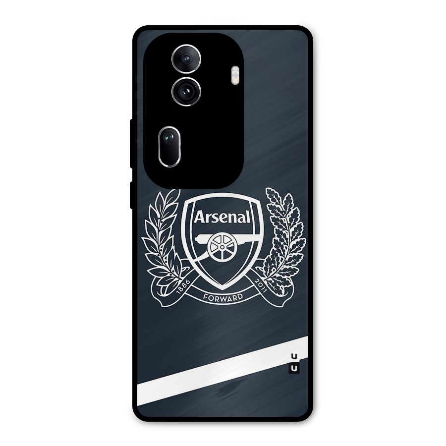 Arsenal Forward Metal Back Case for Oppo Reno11 Pro 5G