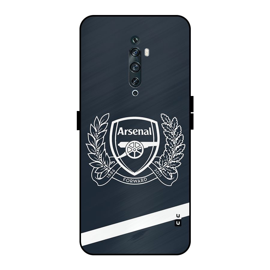 Arsenal Forward Metal Back Case for Oppo Reno2 F
