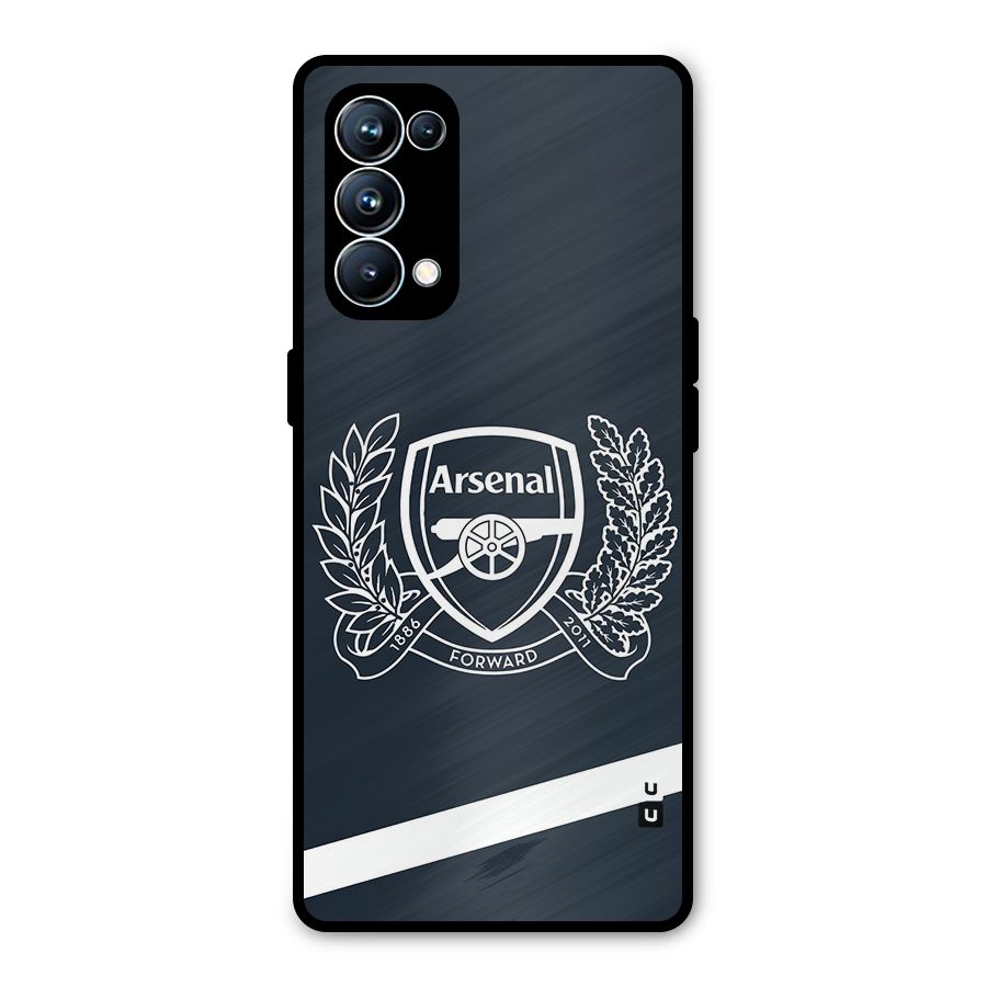 Arsenal Forward Metal Back Case for Oppo Reno5 Pro 5G