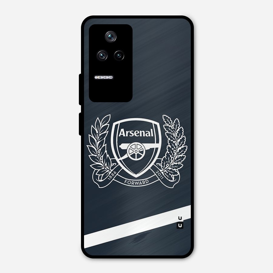 Arsenal Forward Metal Back Case for Poco F4 5G