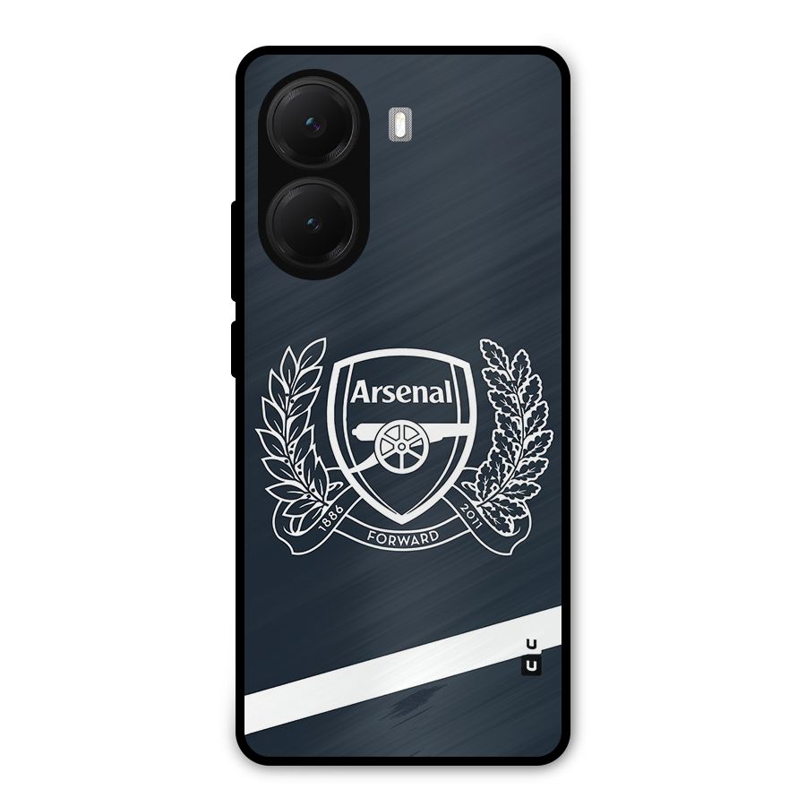 Arsenal Forward Metal Back Case for Poco X7 Pro
