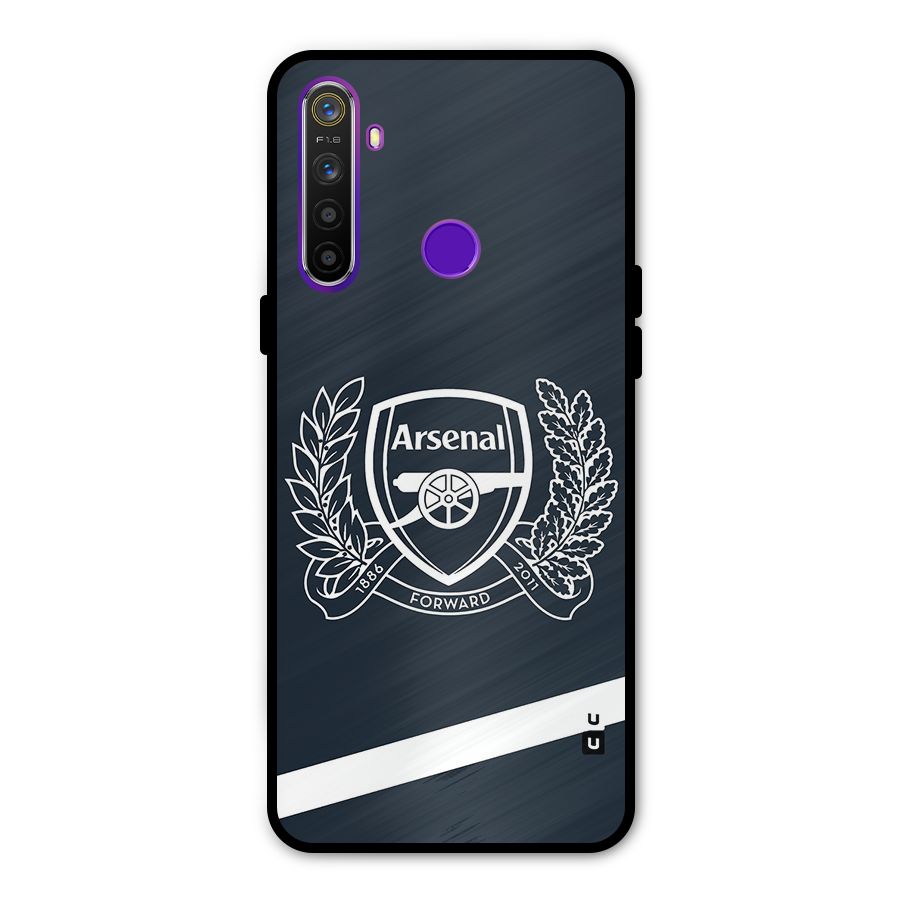 Arsenal Forward Metal Back Case for Realme 5