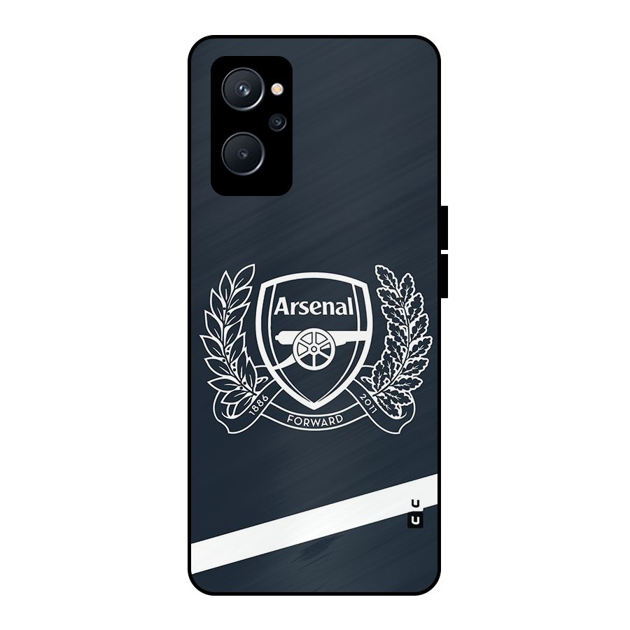 Arsenal Forward Metal Back Case for Realme 9i 5G