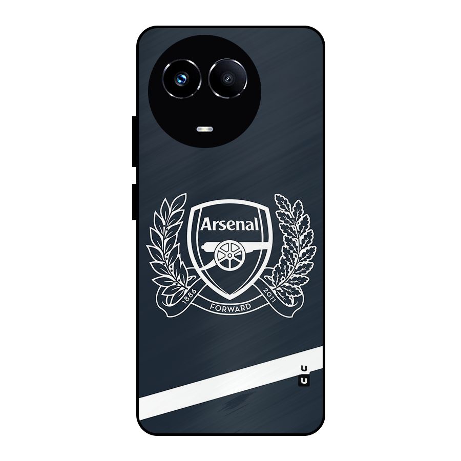 Arsenal Forward Metal Back Case for Realme Narzo 60X