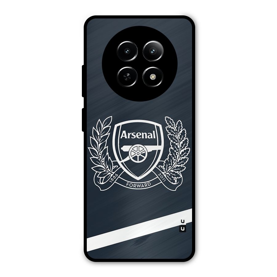 Arsenal Forward Metal Back Case for Realme Narzo N65