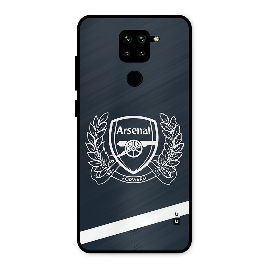 Arsenal Forward Metal Back Case for Redmi Note 9