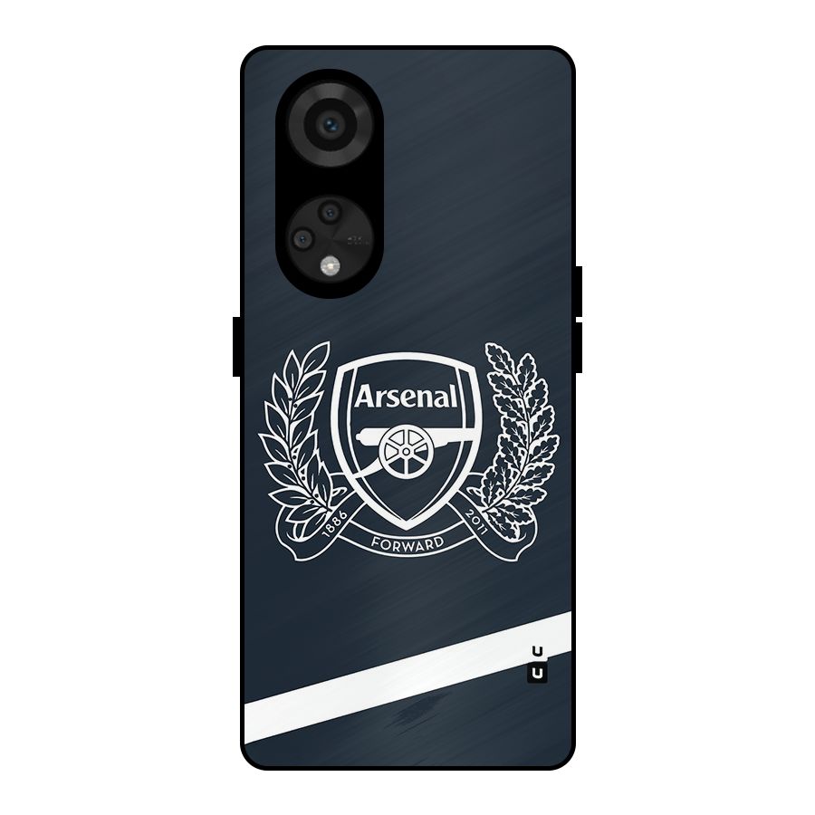 Arsenal Forward Metal Back Case for Reno8 T 5G