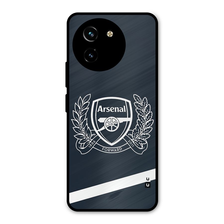 Arsenal Forward Metal Back Case for Vivo T3x