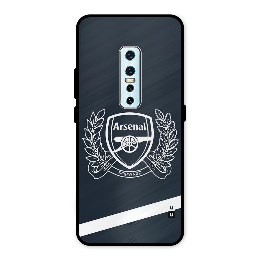 Arsenal Forward Metal Back Case for Vivo V17 Pro