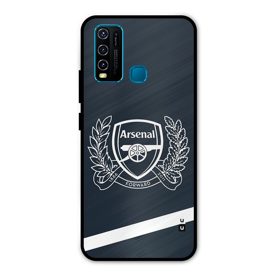 Arsenal Forward Metal Back Case for Vivo Y30
