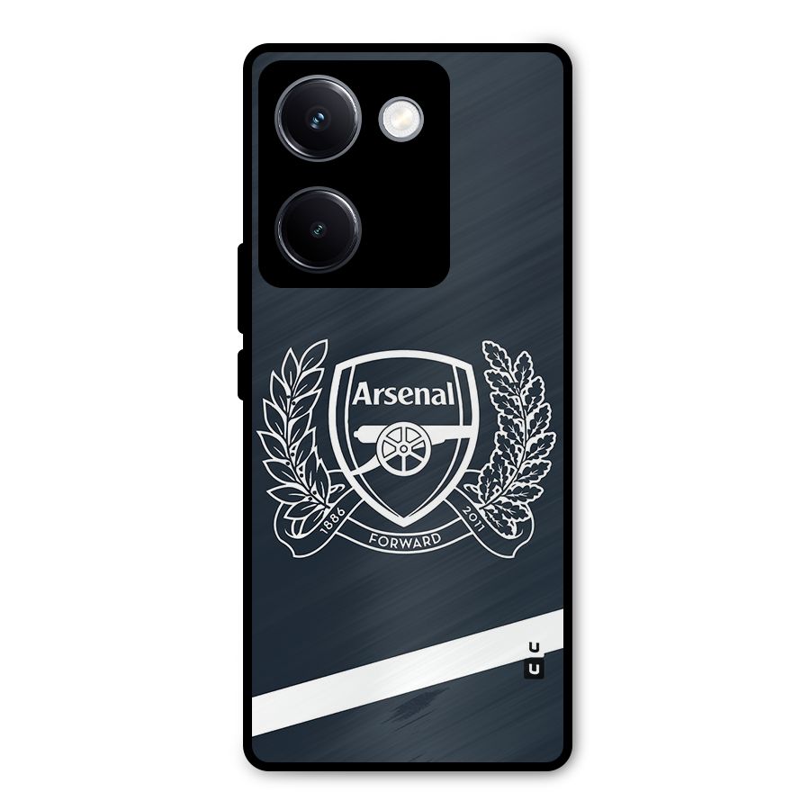Arsenal Forward Metal Back Case for Vivo Y300 Plus
