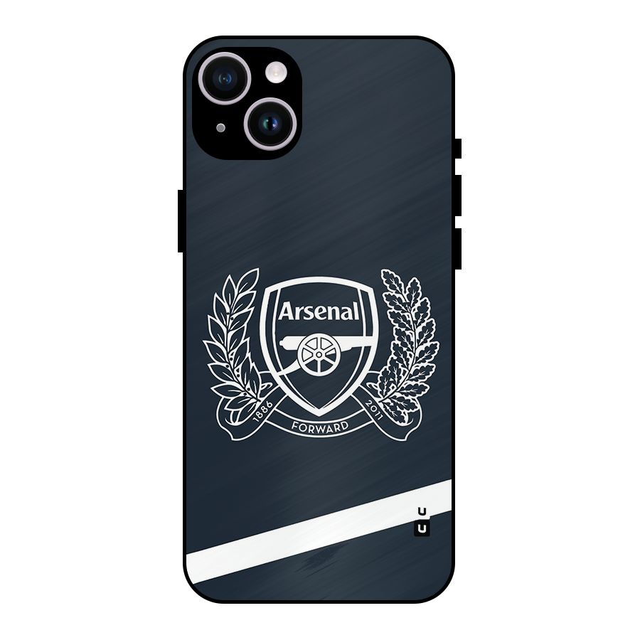 Arsenal Forward Metal Back Case for iPhone 14 Plus