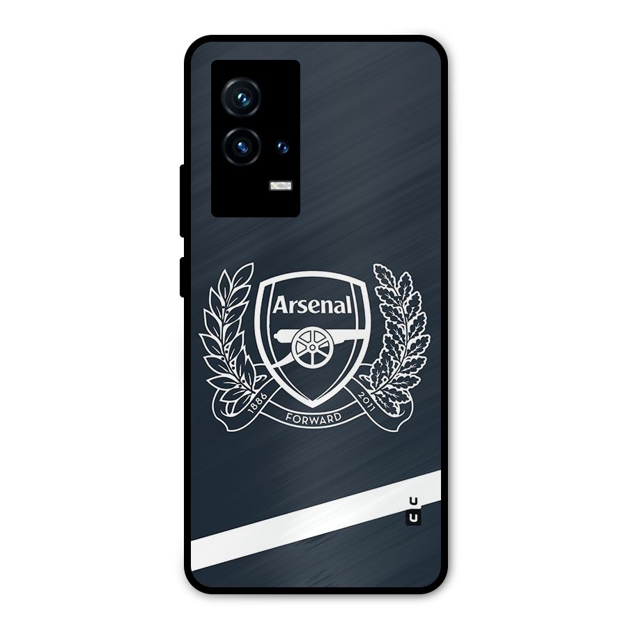 Arsenal Forward Metal Back Case for iQOO 9 5G
