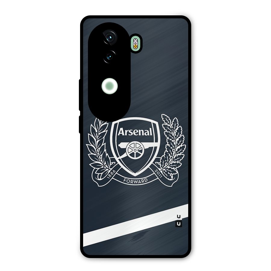 Arsenal Forward Metal Back Case for iQOO Z9s