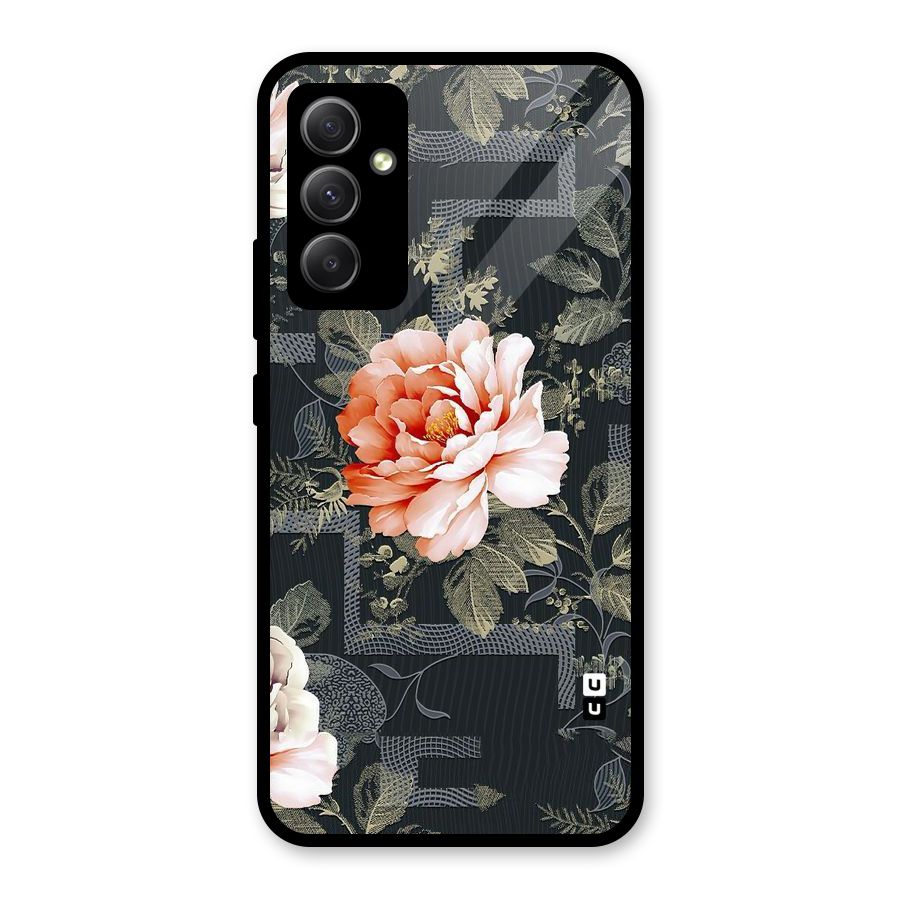 Art And Floral Glass Back Case for Galaxy A34