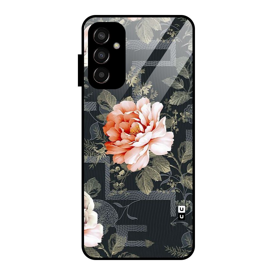 Art And Floral Glass Back Case for Galaxy F13