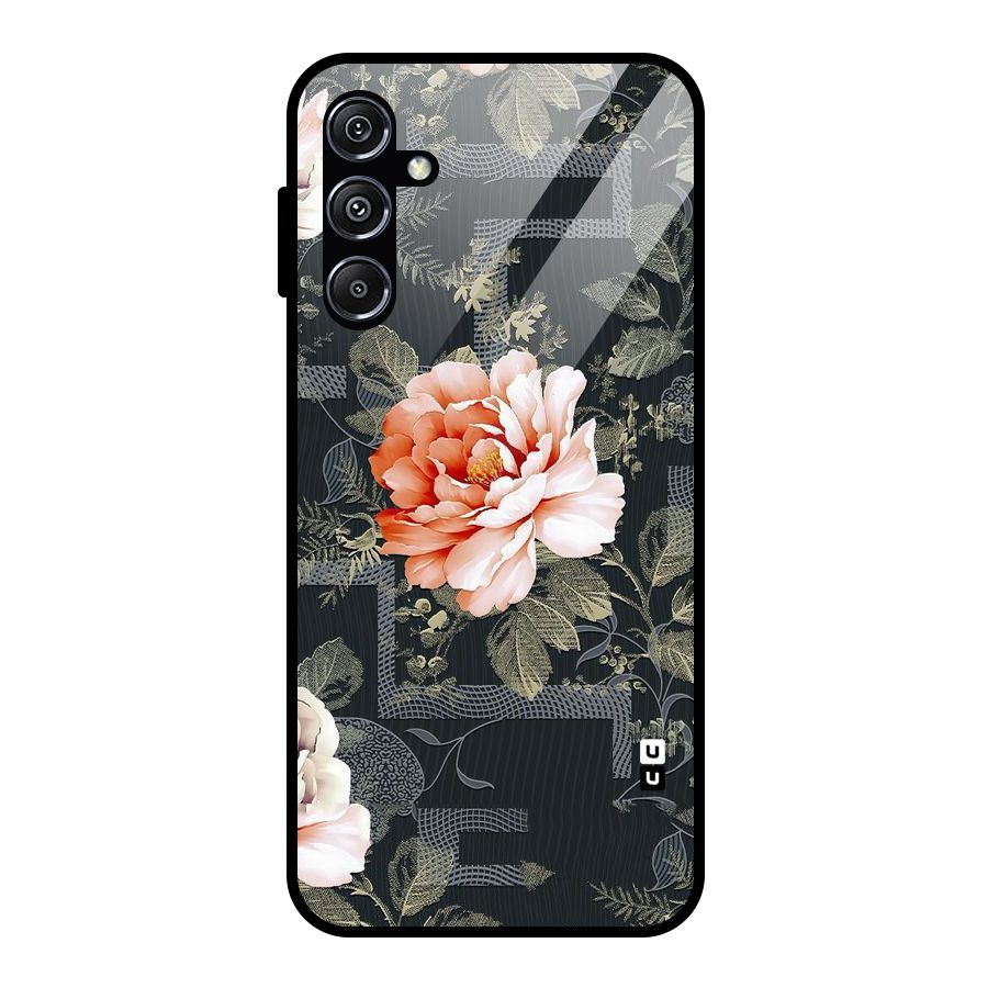 Art And Floral Glass Back Case for Galaxy M34 5G