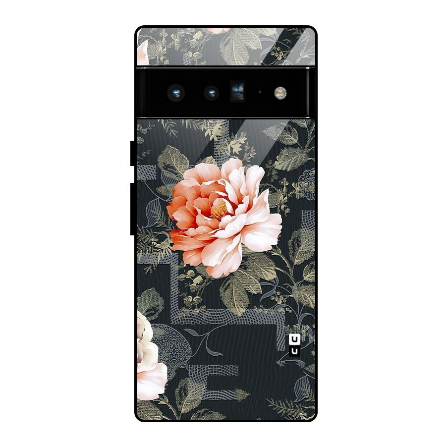 Art And Floral Glass Back Case for Google Pixel 6 Pro