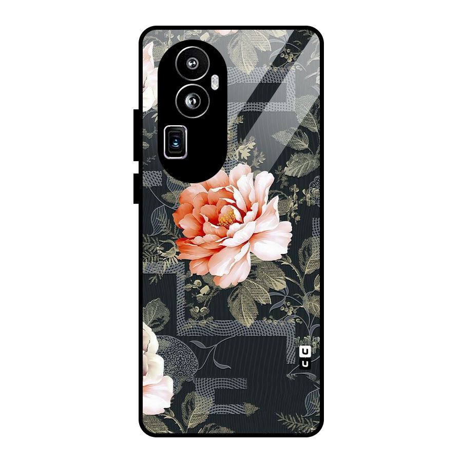 Art And Floral Glass Back Case for Oppo Reno10 Pro Plus