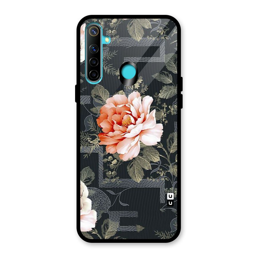 Art And Floral Glass Back Case for Realme 5i