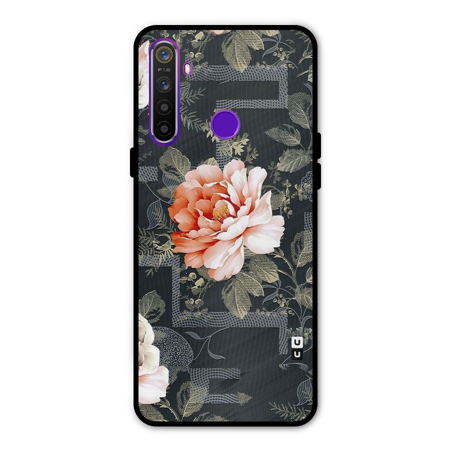 Art And Floral Glass Back Case for Realme 5s