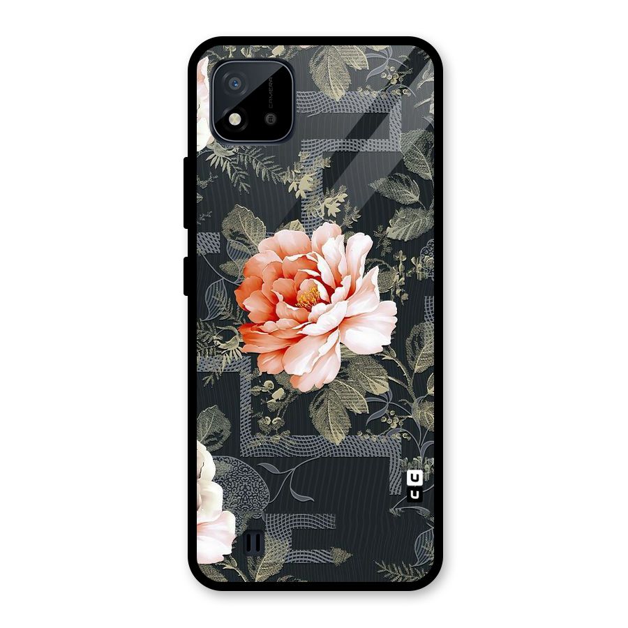 Art And Floral Glass Back Case for Realme C11 2021