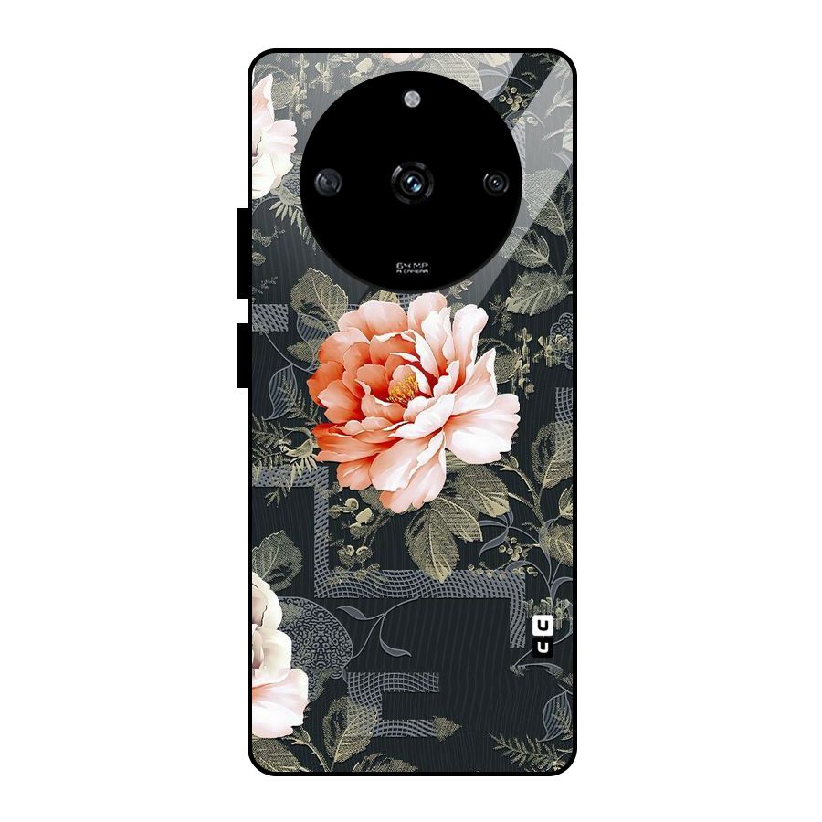 Art And Floral Glass Back Case for Realme Narzo 60 5G
