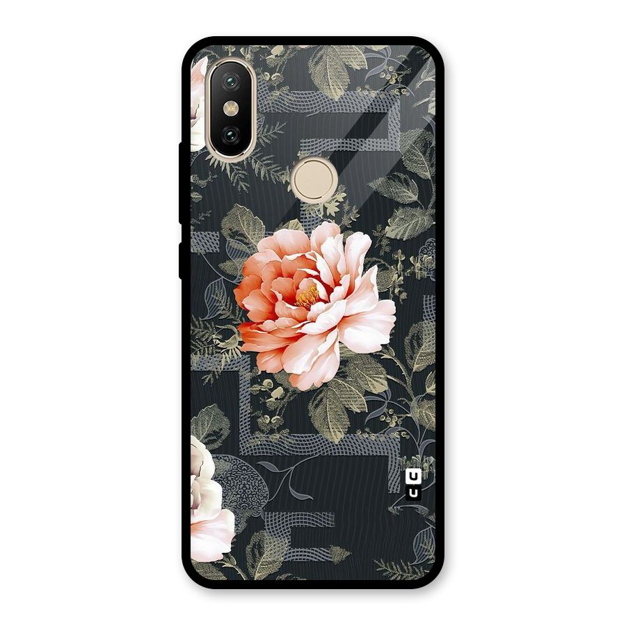 Art And Floral Glass Back Case for Redmi A2
