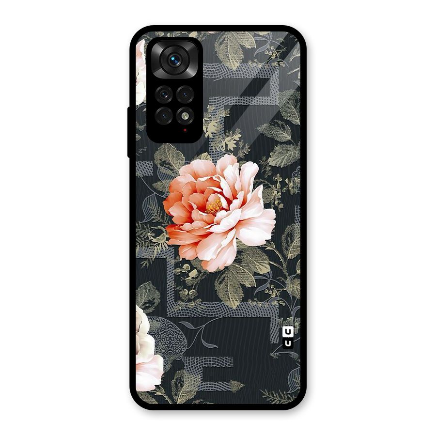 Art And Floral Glass Back Case for Redmi Note 11S