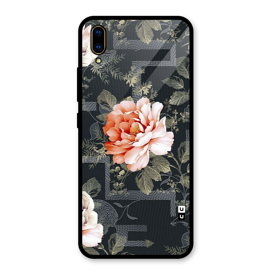 Art And Floral Glass Back Case for Vivo V11 Pro