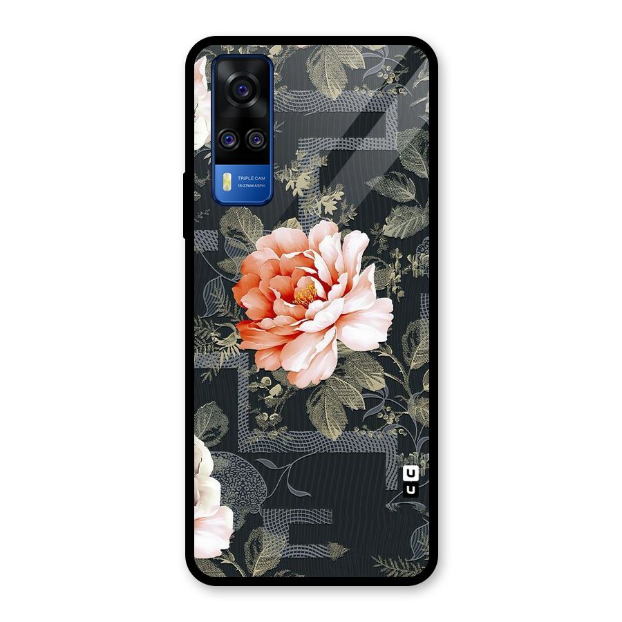 Art And Floral Glass Back Case for Vivo Y31