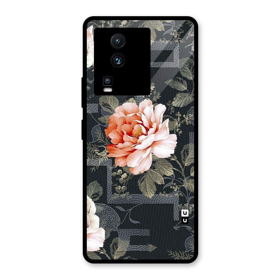 Art And Floral Glass Back Case for Vivo iQOO Neo 7