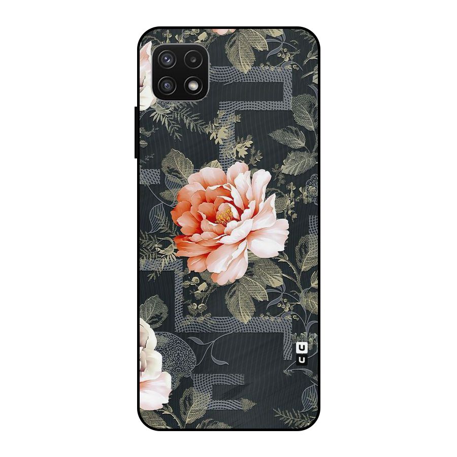 Art And Floral Metal Back Case for Galaxy A22 5G