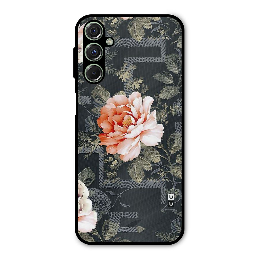 Art And Floral Metal Back Case for Galaxy F34