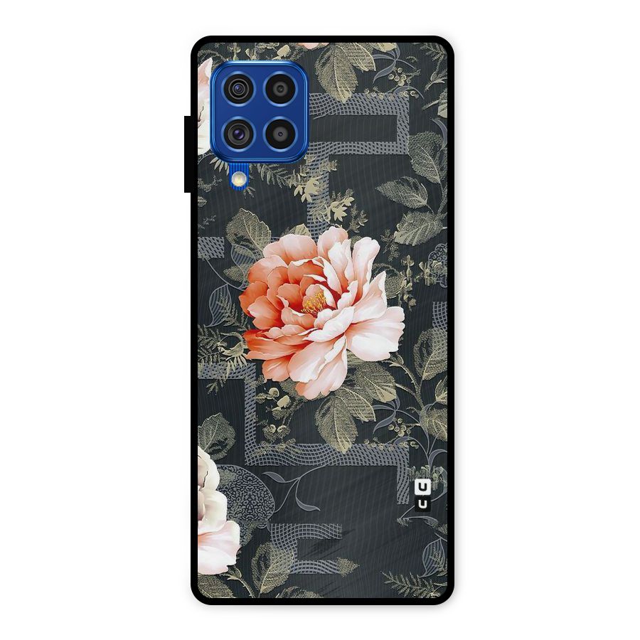 Art And Floral Metal Back Case for Galaxy F62