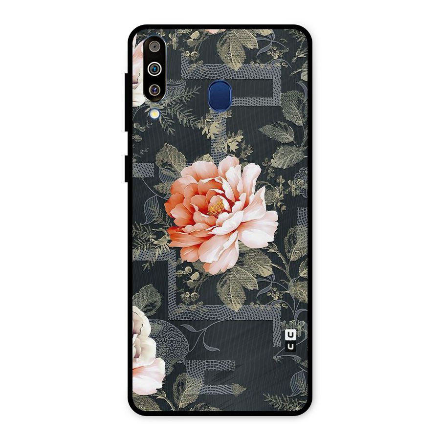 Art And Floral Metal Back Case for Galaxy M30