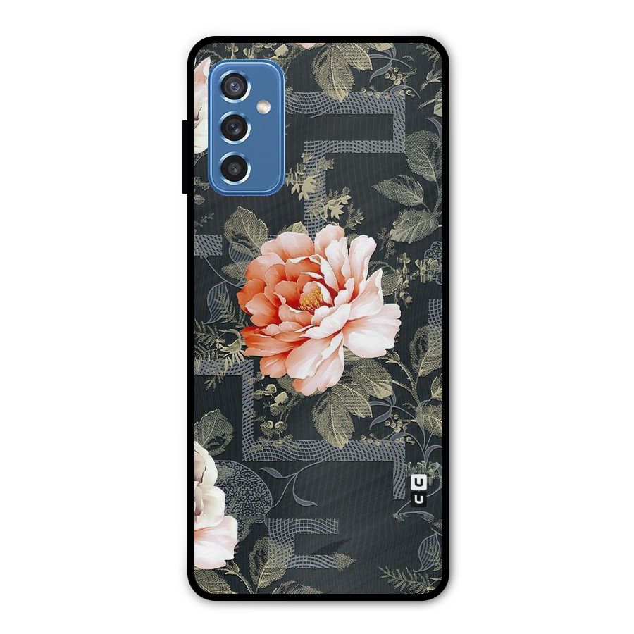 Art And Floral Metal Back Case for Galaxy M52 5G