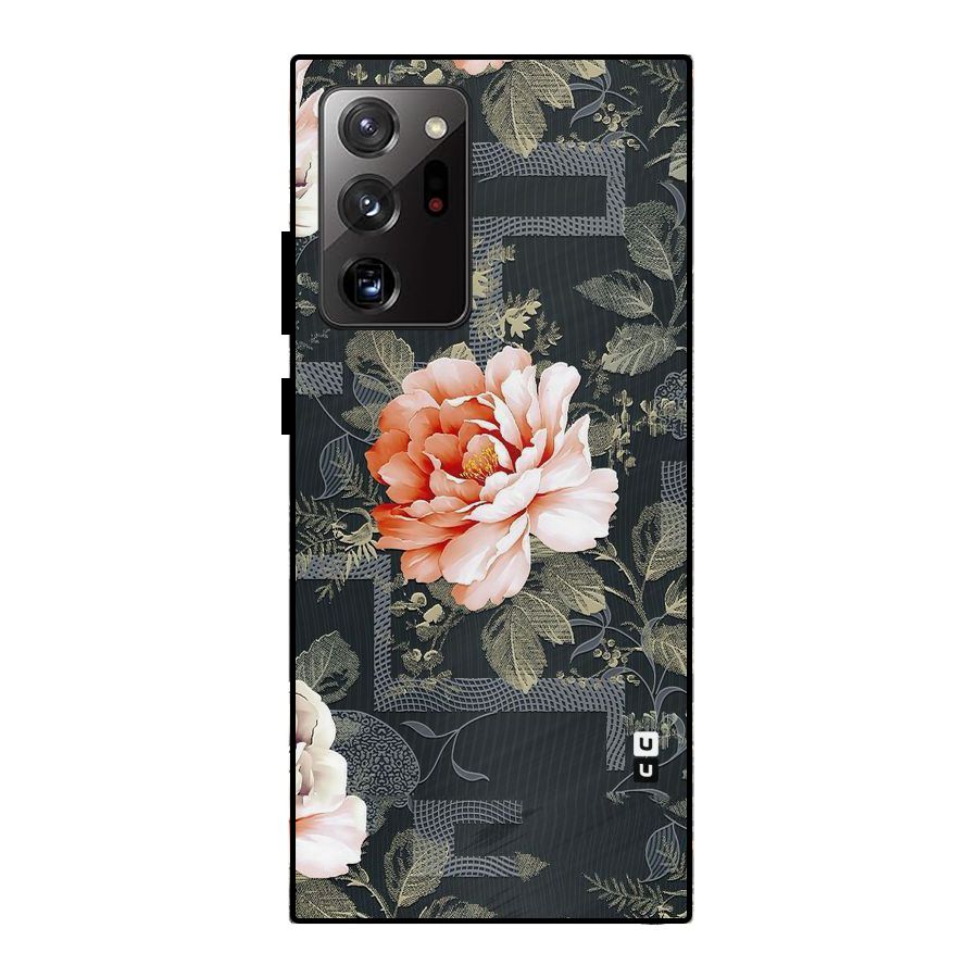 Art And Floral Metal Back Case for Galaxy Note 20 Ultra