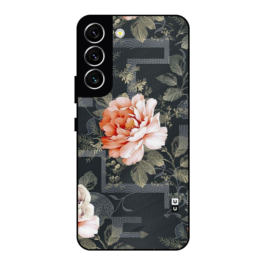 Art And Floral Metal Back Case for Galaxy S22 5G