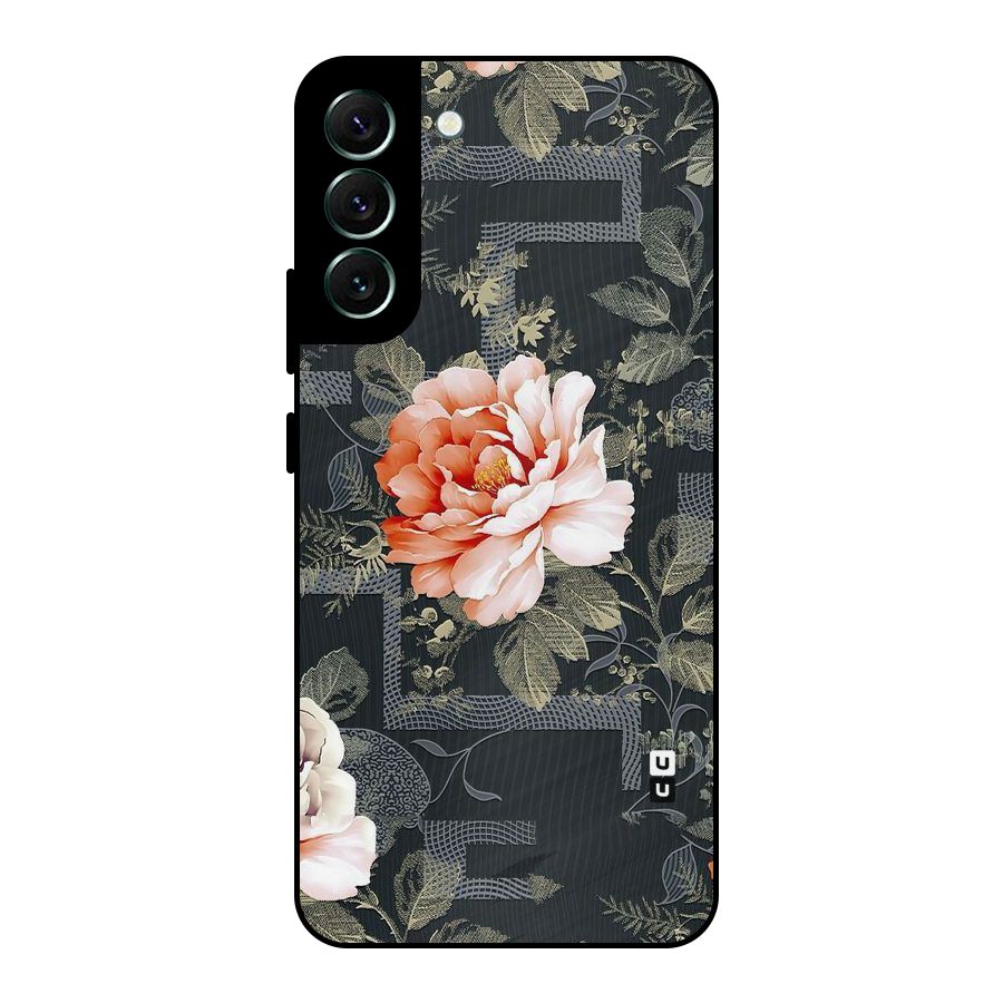 Art And Floral Metal Back Case for Galaxy S22 Plus 5G