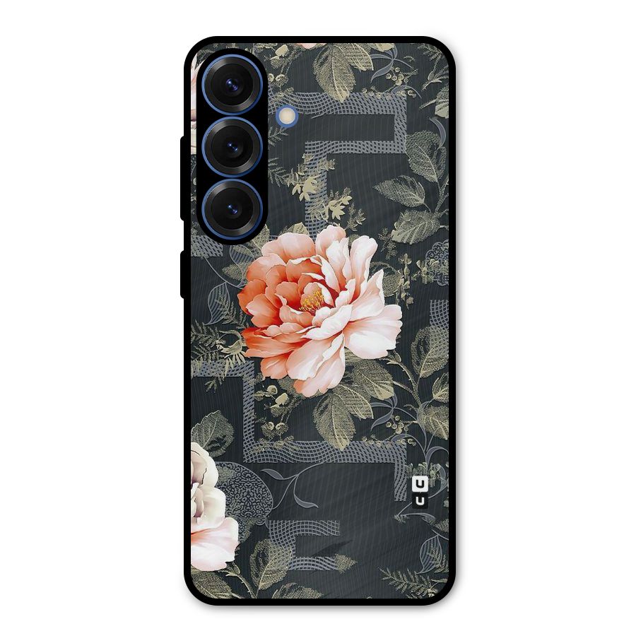 Art And Floral Metal Back Case for Galaxy S25